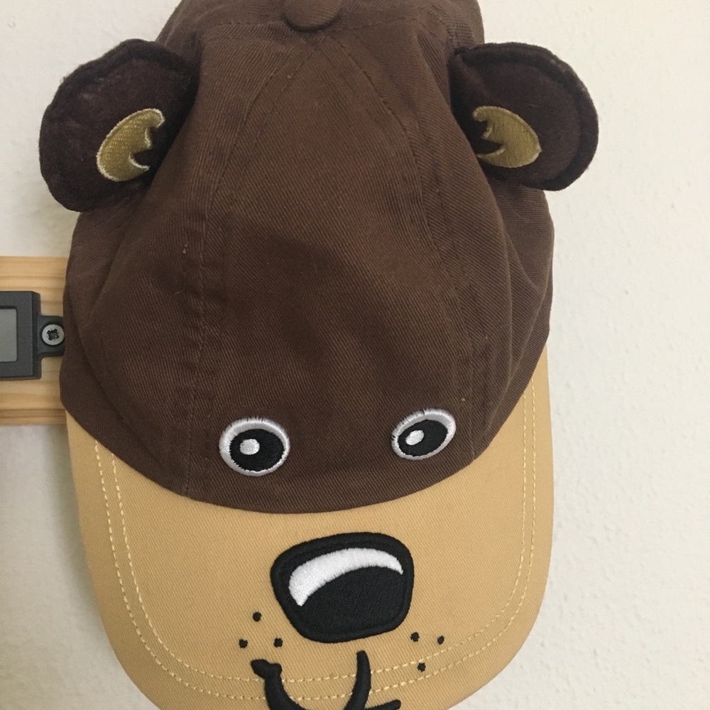 Brown Bear Face Cap